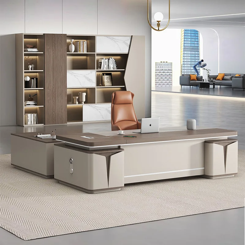 Senior Sense Office Desk Young President Classic Special Office Desk Supervisor Manager Office Furniture Der Schreibtisch XYOD