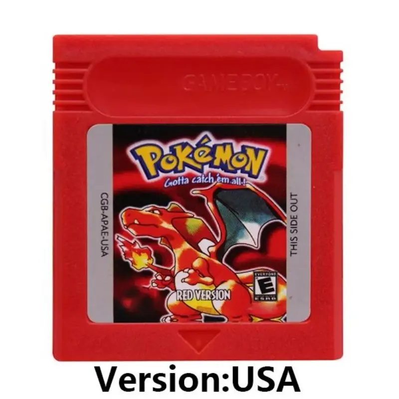 Set of 7 boxes from the Pokemon series,Classic 16-bit GBC Cassette for video game cartridge console,US version,ESP,FRA,ITA,