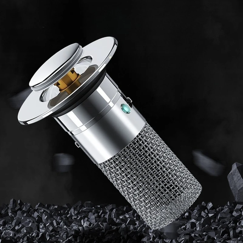 Stainless Steel Sink Drain Filter - Anti-Clog Hair Stopper & Odor Seal for Bathroom/Kitchen Pop-Up Drain, Bath Tub Drainage - view 3