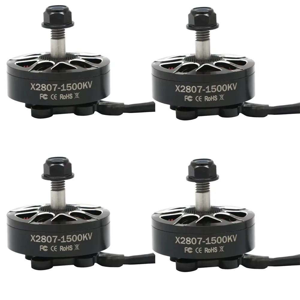 4PCS Uangel X2807 Brushless Motors, 1300KV 4S / 1500KV / 1700KV 6S, DIY Replacement Parts for 7