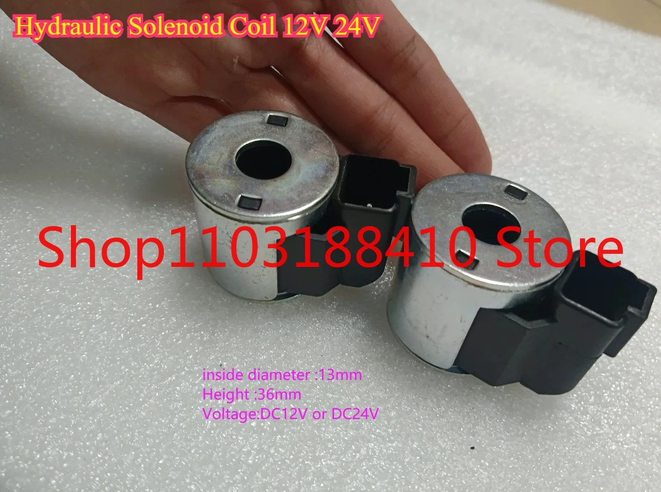 High Quality Hydraulic Solenoid Coil 12V 24V 4304012 4304024 4303624 4303612 Inner Diameter 13mm Height 36mm