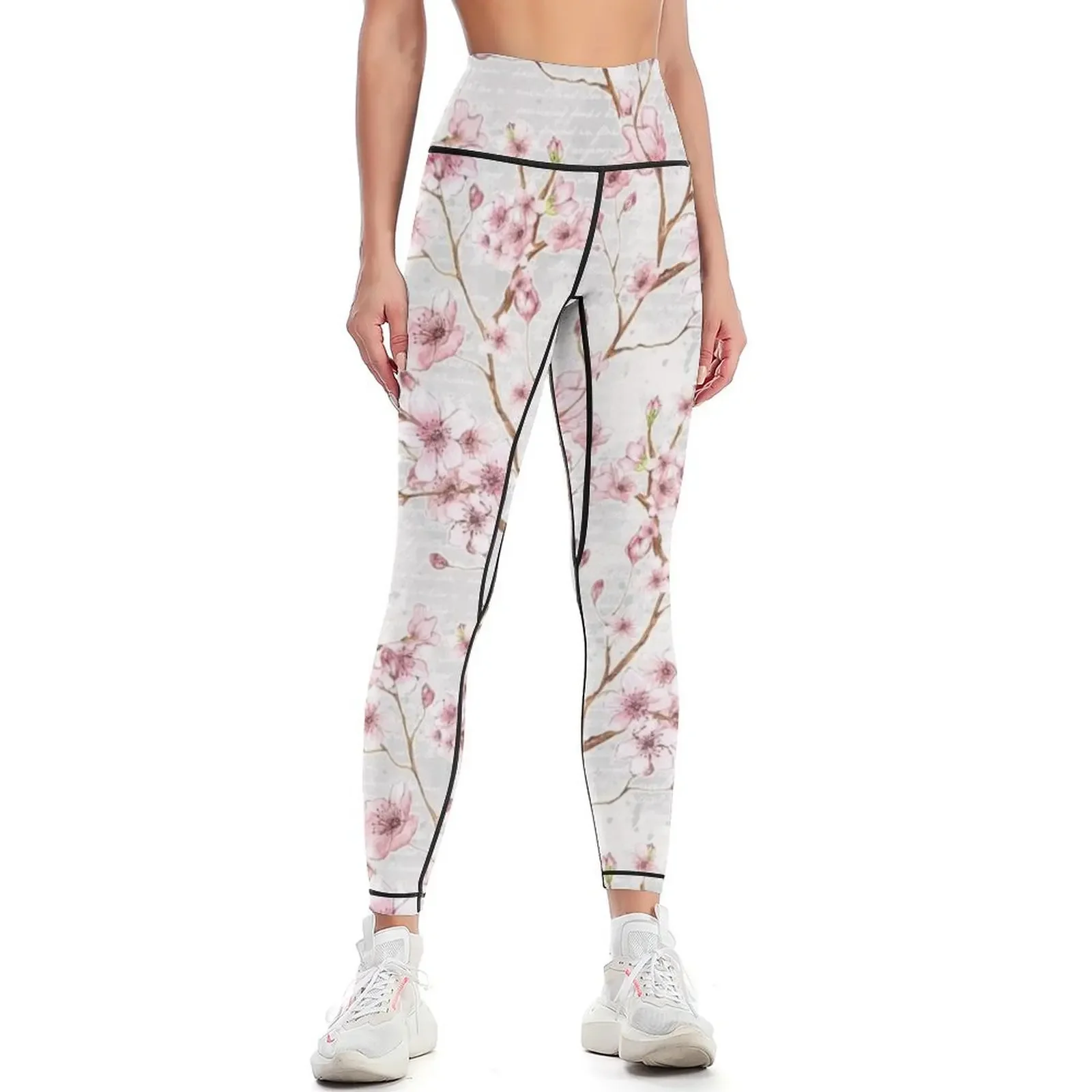 

Cherry Blossom Romance Collection Leggings Sportswear woman gym Golf wear sporty woman gym gym sportswear woman Womens Leggings