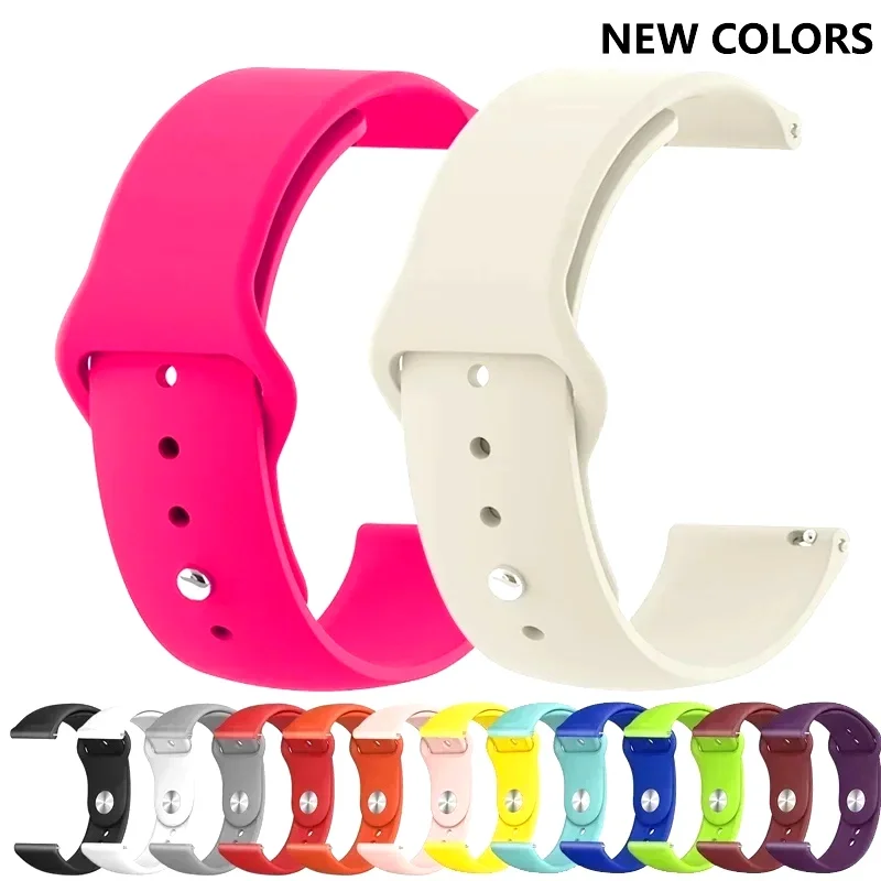 20mm 22mm watch Strap For Amazfit gts/4/3/2/gts2/4 Mini/Gtr4/3/2/2e/47mm Smartwatch Silicone Bracelet Watchabnd Amazfit gts Band