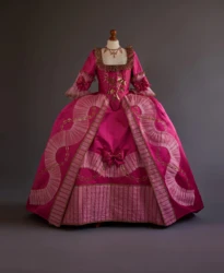Robe a la francaise Rococo Baroque Dress Ball Gown Costume 18th Century Fancy French Royal Court Marie Antoinette Dress