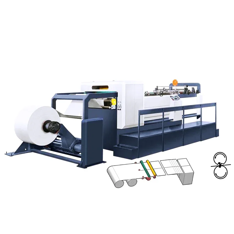 

【Seller's Recommendation】Automatic Industrial Paper Processing Machinery A4/A3 Sheet Cutting Machine with Motor Gear Kraft Paper