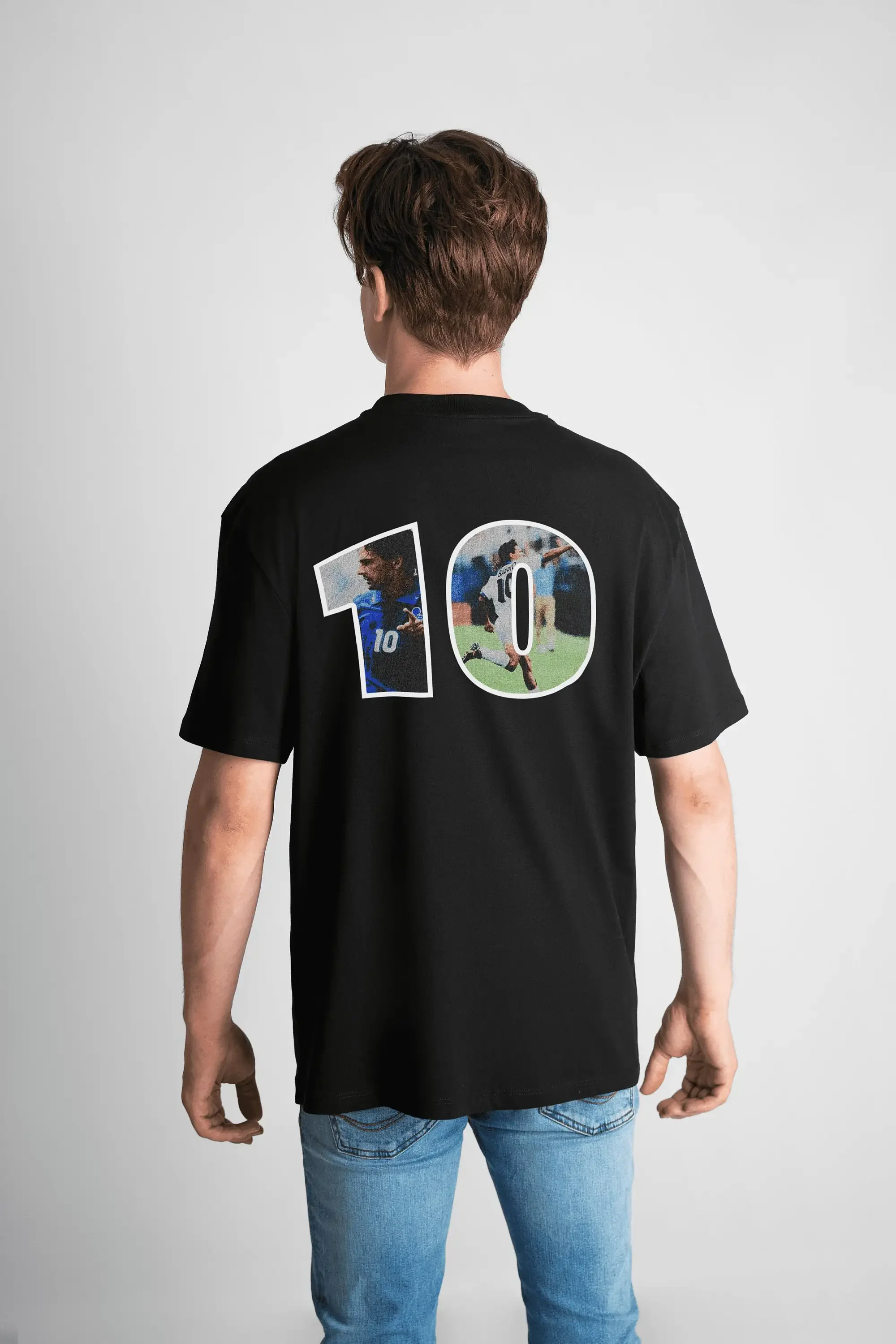 Camisetas Roberto Baggio para hombre, novedad en camisetas y camisetas, ropa Vintage, camiseta de gran tamaño para mujer, camiseta divertida de algodón Y2k para hombre