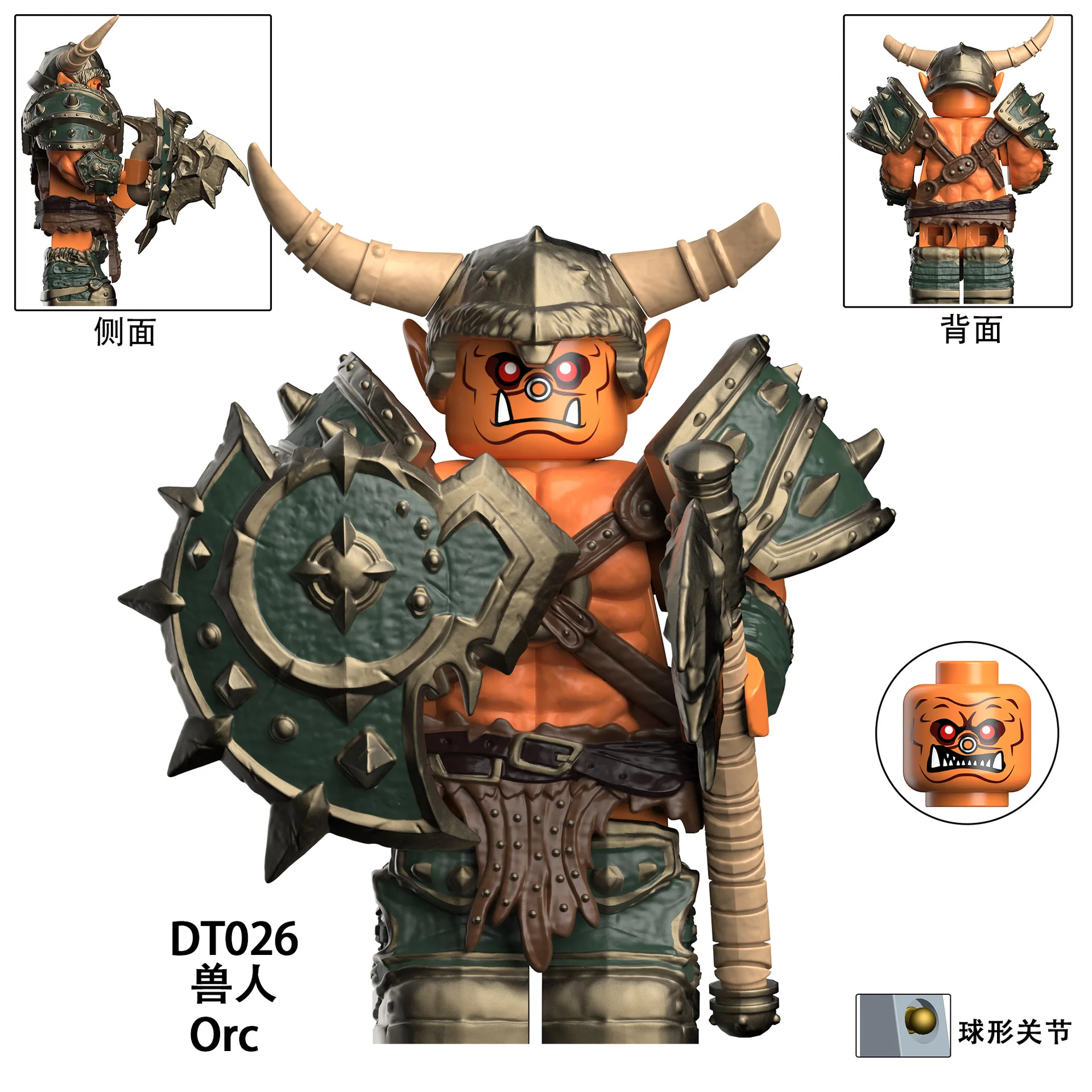 

6pcs Cartoon model minifigure Assemble compatible Puzzle Dolls Mini Action Figures Series Decoration Toys Birthday Gifts