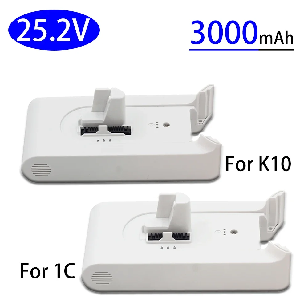 Imagem -02 - Bateria Li-ion Recarregável para Aspirador de pó Portátil sem Fio Xiaomi 1c K10 Atualização Novo P20237s1p-bma 25.2v 3000mah