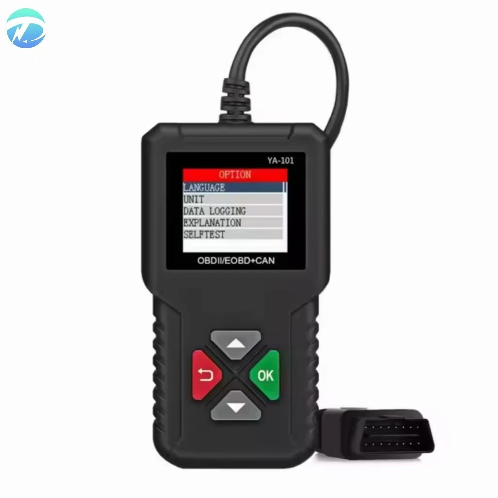 

1 шт. YA101 OBD2 диагностический инструмент многоязычный автомобильный двигатель считывающая код неисправности карты диагностический инструмент детектор OBD