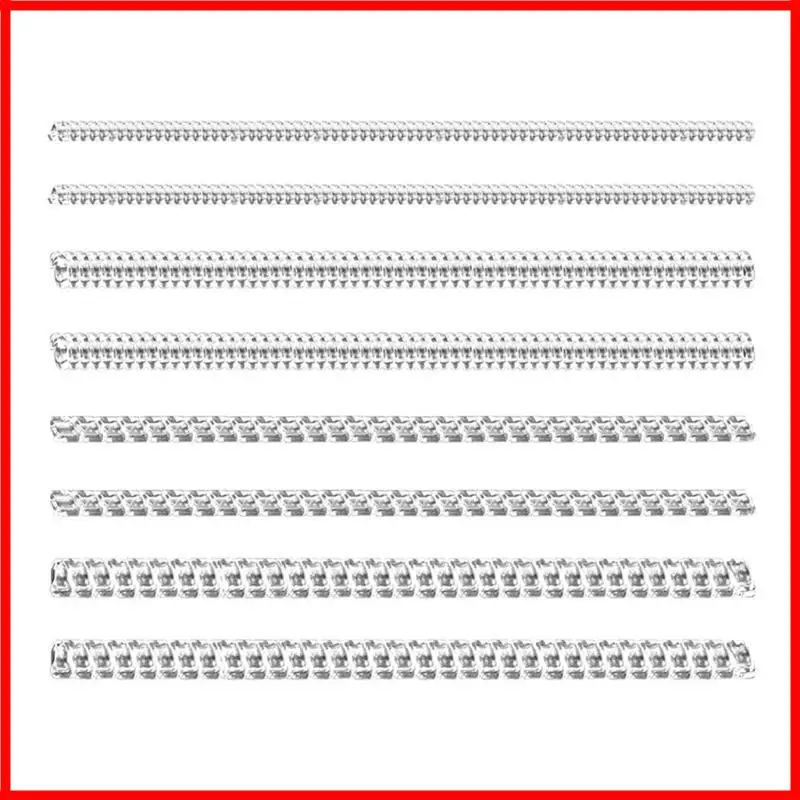 3XUA 8 Pack Ring Tightener Size Reducer Invisible Coil Wrap Plastic Guards for Loose Rings Practical Jewelry Resizing Tool