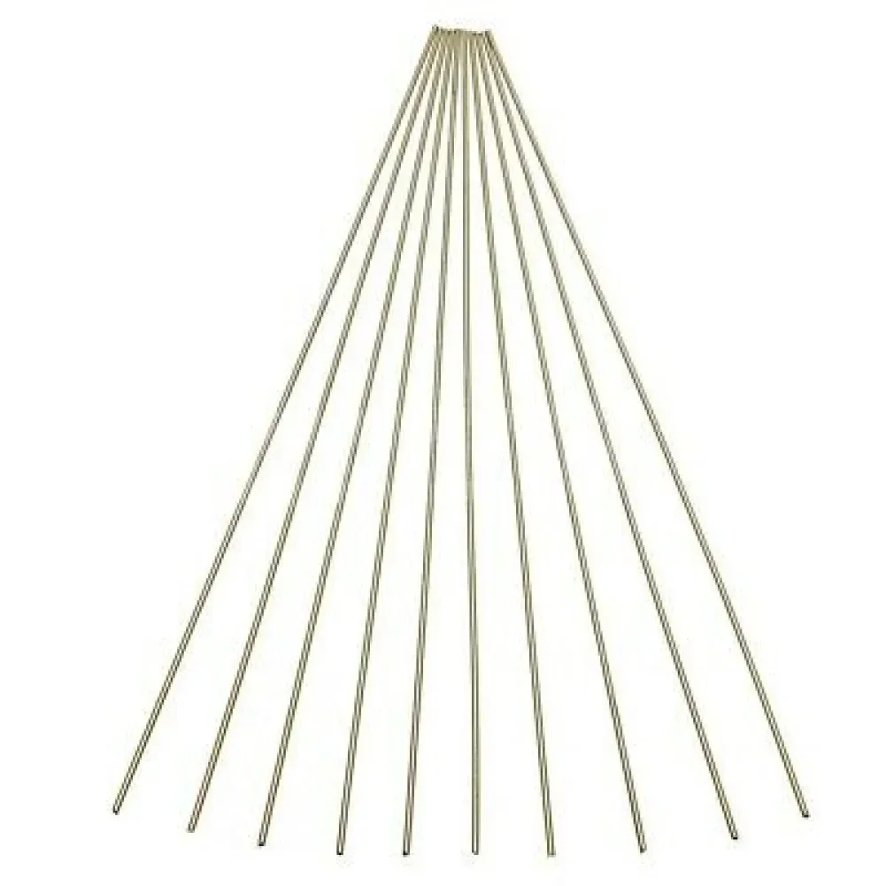 

10 Pcs Brass Solution Flux Core Fusible Welding Wire Electrode Tool 16MM X25CM Excellent Fluidity And Wear Resistance