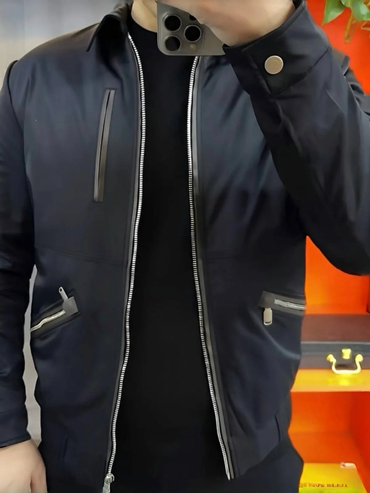 

Мужская легкая модная повседневная куртка-пуховик с воротником-стойкой, деловой повседневный стиль, зимняя новинка, легкий дизайн с эффектом уплотнения