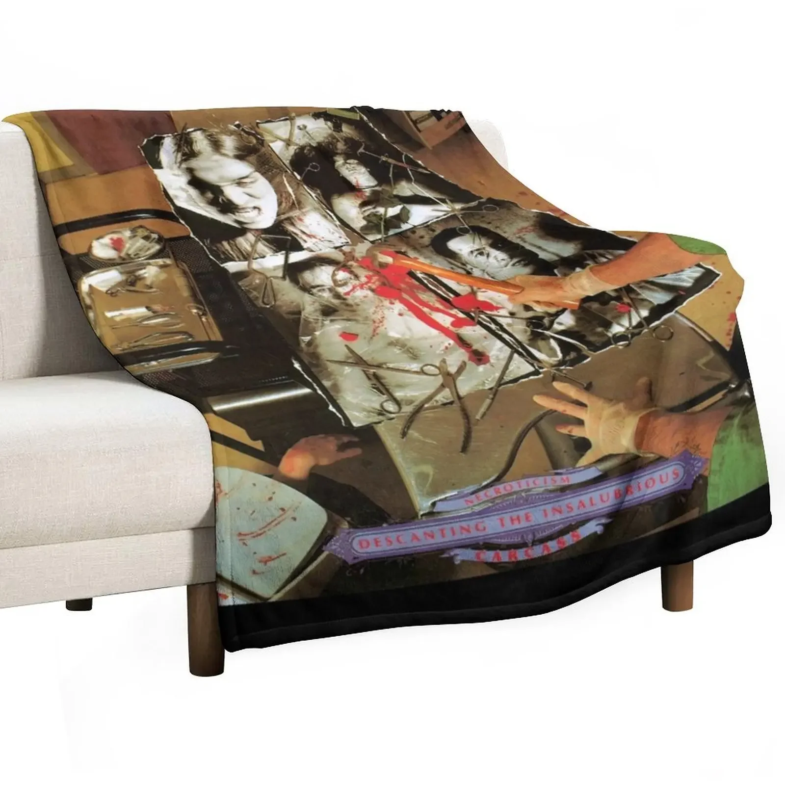 Necroticism descanting the insalubrious Throw Blanket All Season Lightweight Soft Blanket for Bed