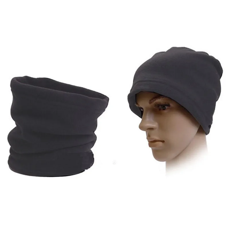 Winter Warming Cycling Headgear Bib Polar Fleece Neck Tube Ear Warmer Fishing Skating Running Sport Scarf For Camping Hiking