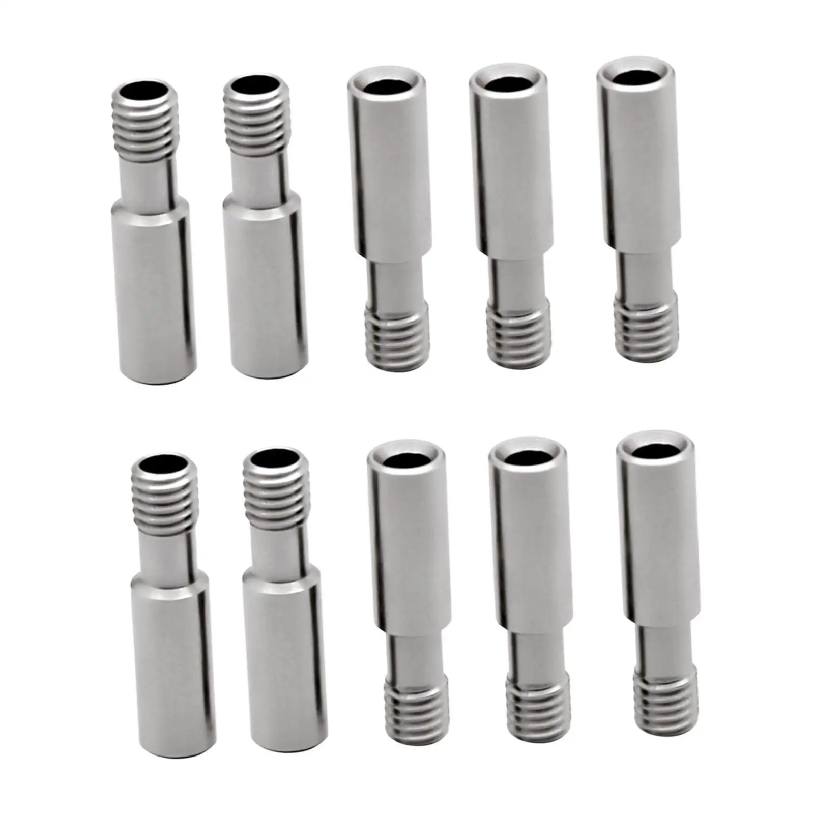 

10 Pieces Heat Break Throat Stainless Steel Throat Sturdy for Ender 3 Models