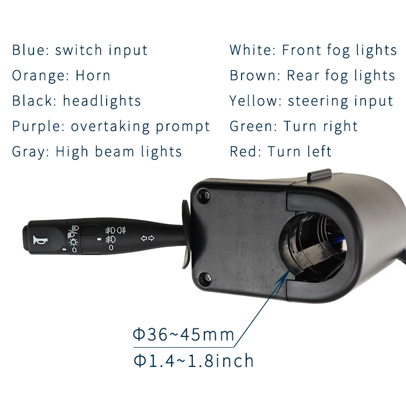 Electric Golf Cart Combination Switch, Turn Signal Switch, Horn, High and Low Light Switch