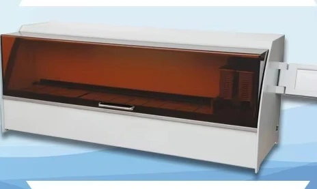 Automatic tissue processor with 2 basket cups and 7-inch smart touch color screen