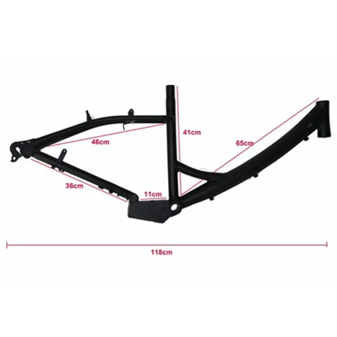 Cycling for Women Bicycle Frame 24 Inch Aluminum Alloy Bike Accessories Lady City Bike Black cuadro bicicleta 26 pcs Ebike