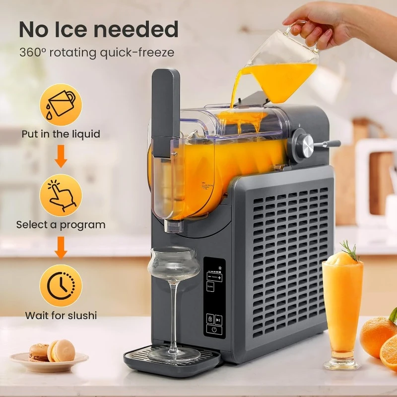 Machine, No Ice Needed, Professional Frozen Drink Maker, 5 Preset Programs, Frozen Margaritas,home.