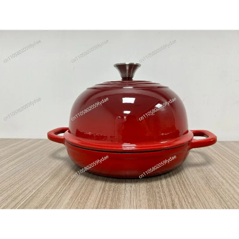 24 Cm Enameled Cast Iron Round Oven 10 Inch Diameter Bread Oven