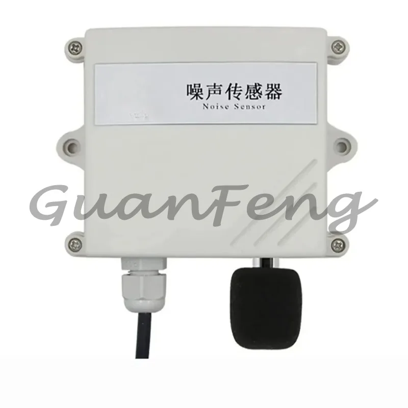 Environmental Noise Online Meter Noise Sensor Transmitter Decibel Detector 30-120DB Sound Level Tester RS485 4-20mA 0-5V 0-10V B