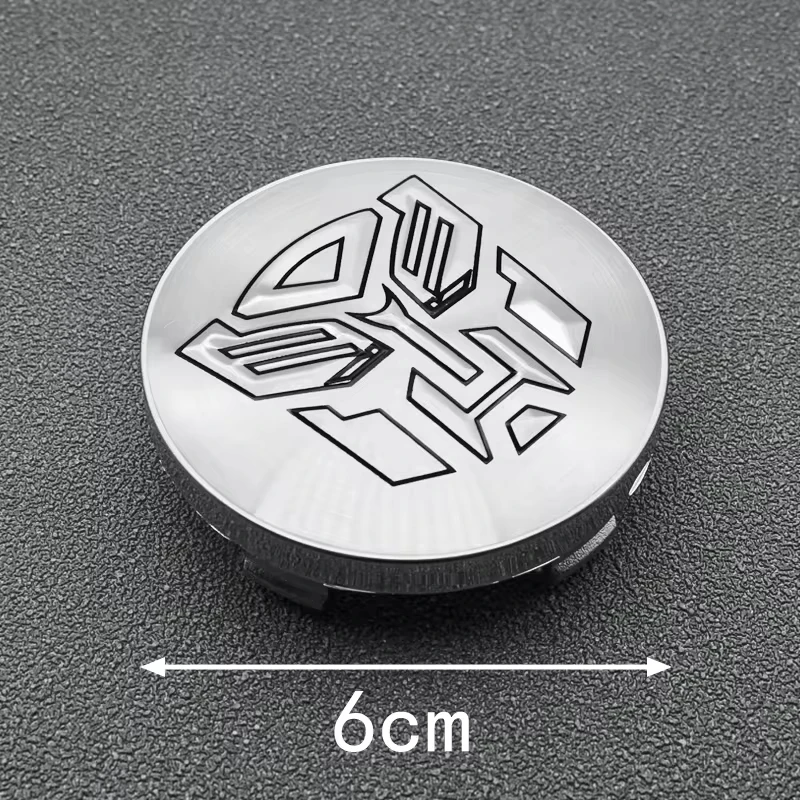 4pcs/set 56+60mm Autobot Emblem Car Wheel Center Cap Hub Covers Badge For HONDA TOYOTA BMW KIA Chevrolet FORD LEXUS