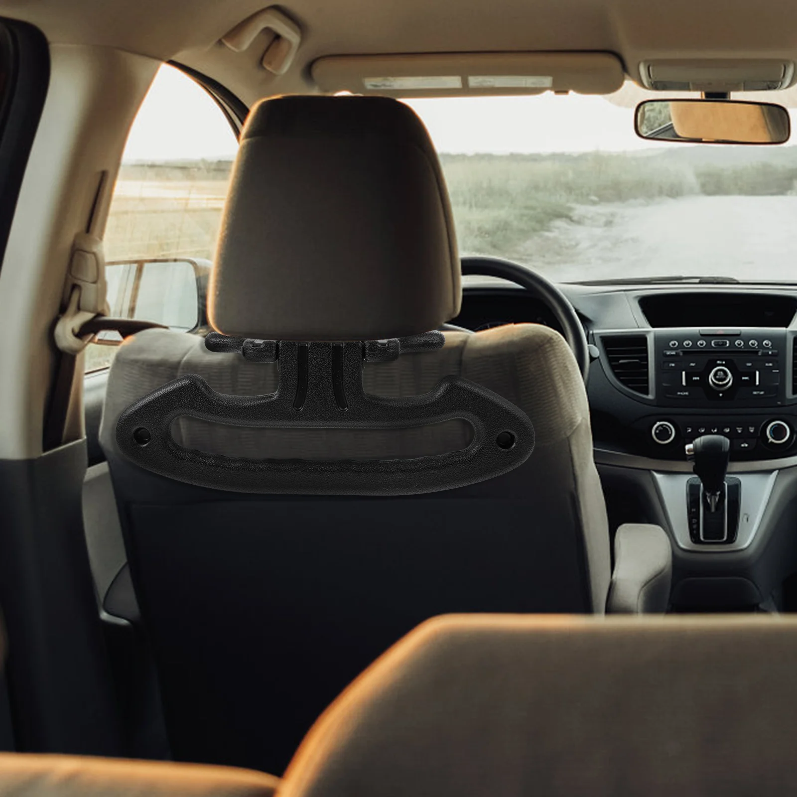 

Car Clothes Rack Solid ABS Headrest Coat Hanger Vehicle Backseat Hook Multifunctional Car Seat Back Hook Clothes Hanger