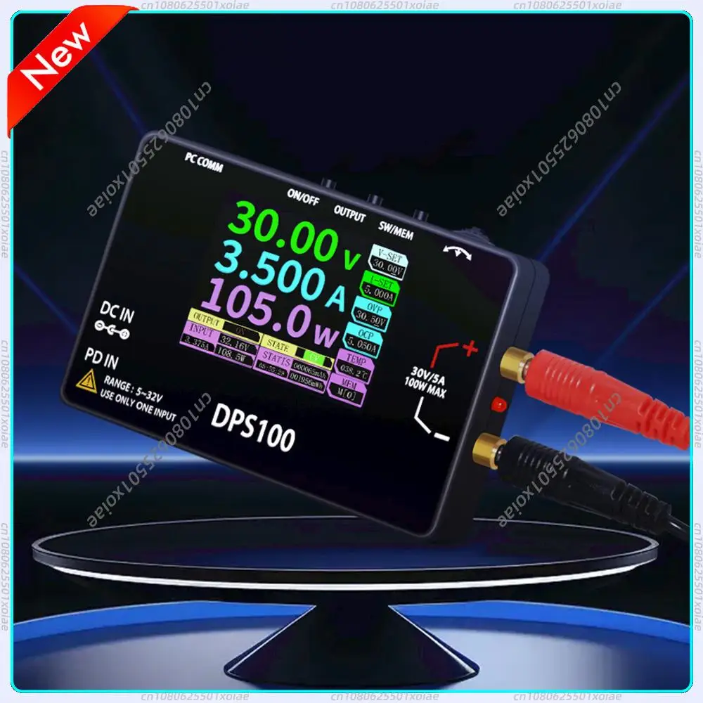 

Регулируемый стабилизатор напряжения DPS100 30В 5А 100Вт, миниатюрный портативный импульсный источник питания, программируемый стабилизатор напряжения