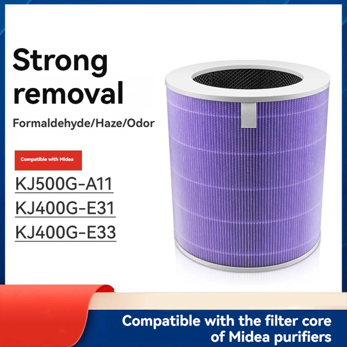 Top Air Purifier Filter for Midea KJ500G-A11/KJ400G-E31/KJ400G-E33 Purifier Filter Composite Filter