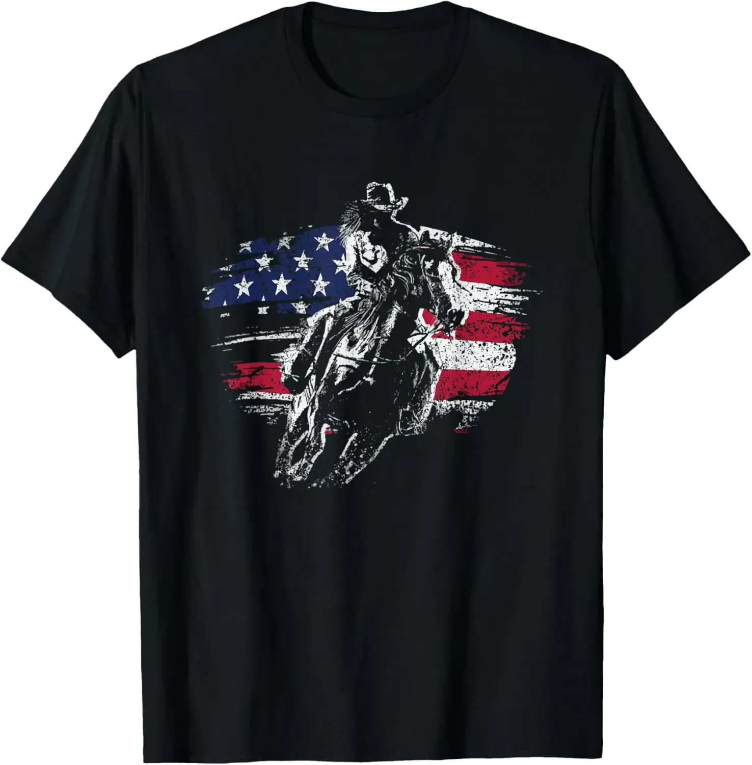 Patriotic Cowboy Rodeo Western Texas Cowboy T-Shirt