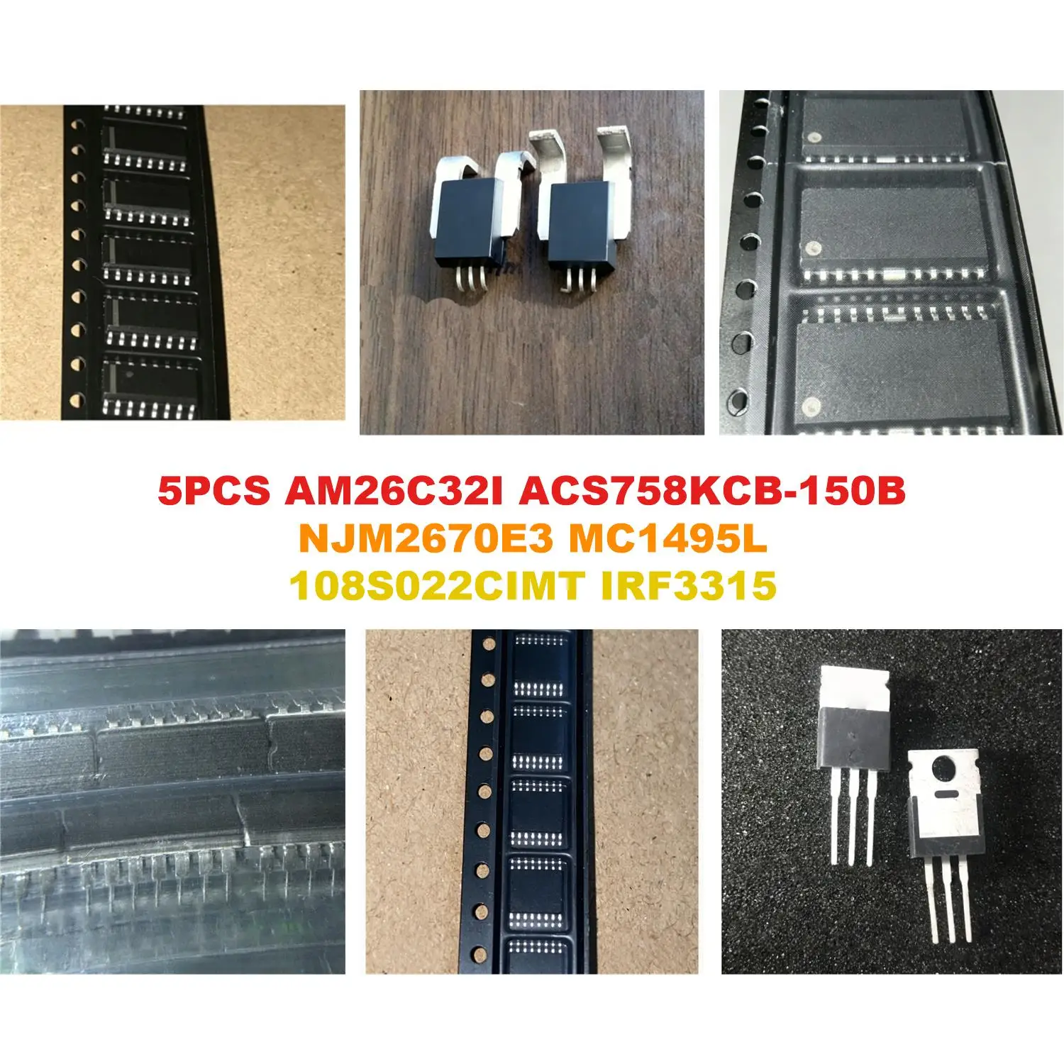AM26C32I ACS758KCB-150B NJM2670E3 MC1495L 108S022CIMT IRF3315