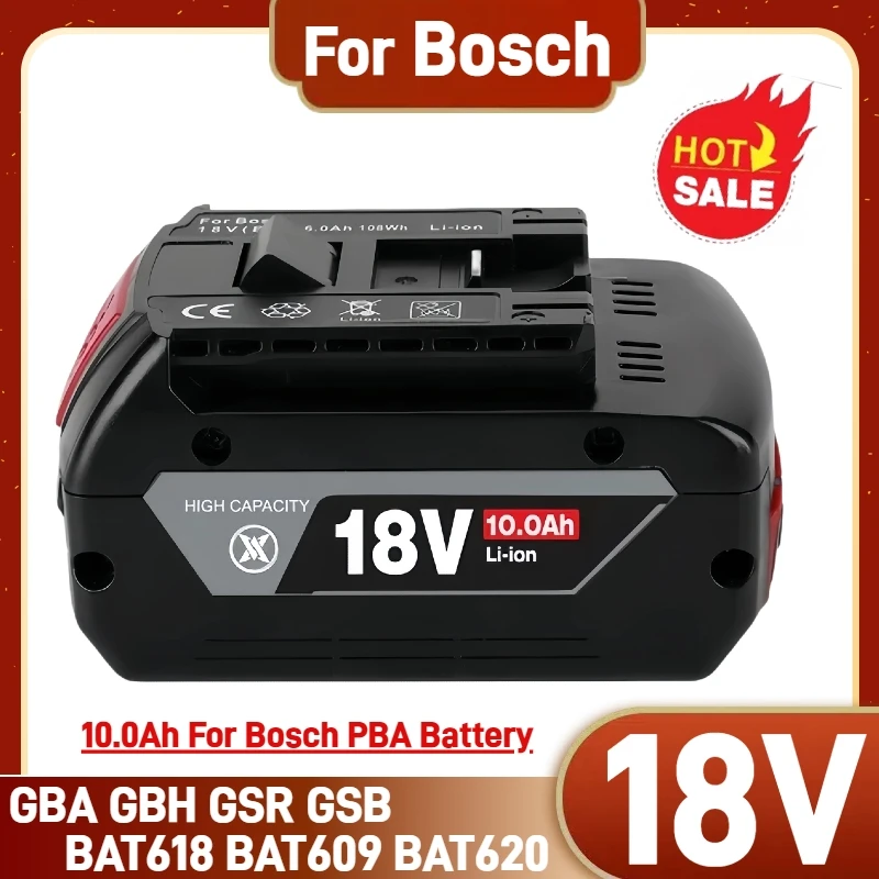 

100% Original battery, for Bosch 18V battery rechargeable, 12AH, For Bosch 18V tool BAT609 BAT618 GBA18V high power power cell