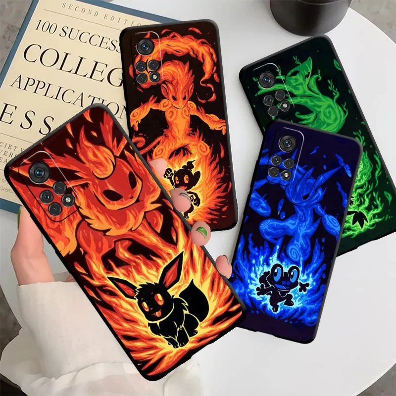 Case For Xiaomi Mi Poco X3 NFC 11 Lite 11T Pro F5 10T 12 X4 F1 13 F3 12T M5 M4 M3 Phone Cover TPU Funda Pokemon Ninja Greninja