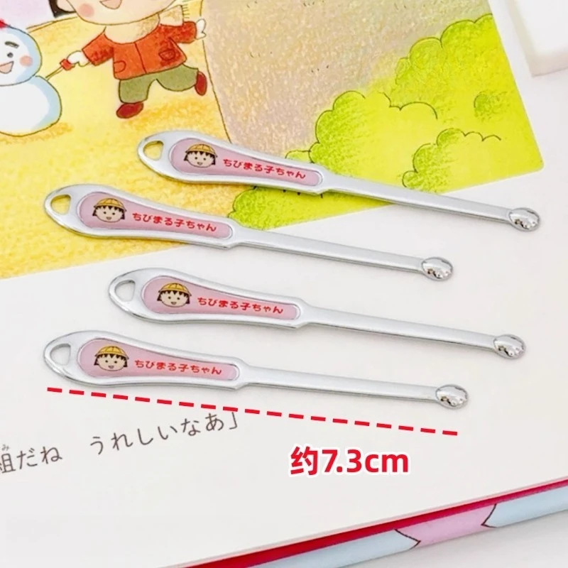 Lucu ‌ Sakura Momoko ‌   Sendok Telinga Kepala Bulat Tanpa Menyakiti Telinga Pembersih Telinga Artefak Kartun Liontin Portabel Hadiah Natal