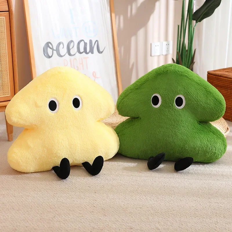

INS Colorful Cartoon Christmas Little Pine Tree Plush Throw Pillow Sofa Chair Cushion Soft Stuffed Plants Christmas Home Deccor