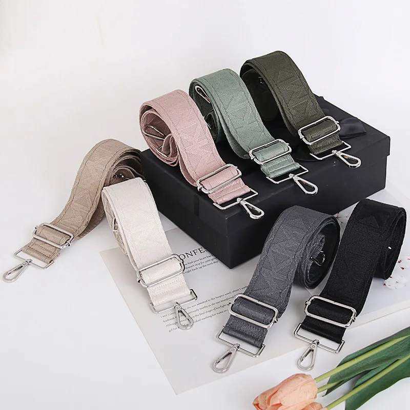 Solid color bag strap handmade bag accessories asas para bolso bag strap for crossbody handbag strap correa bolsa camara