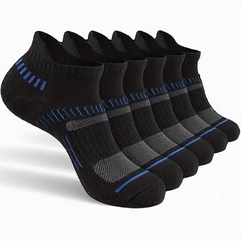 

Мужские удобные хлопковые низкие носки, дышащие, впитывающие пот, для занятий спортом, путешествий, велоспорта