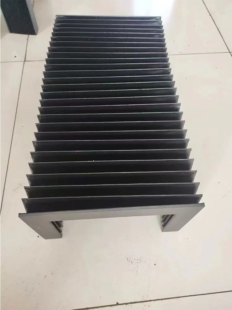New Tri-proof nylon cloth accordion cnc machine dust cover bellows,W370mm x H60mm x Expansion 500mm