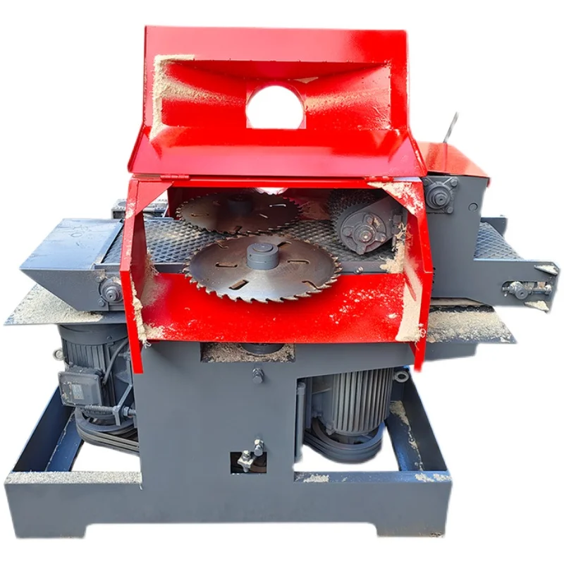 Multi - Circular Saw with Half Round Edge Leather Waste Wood Function Side Leather Rip Saw Machine
