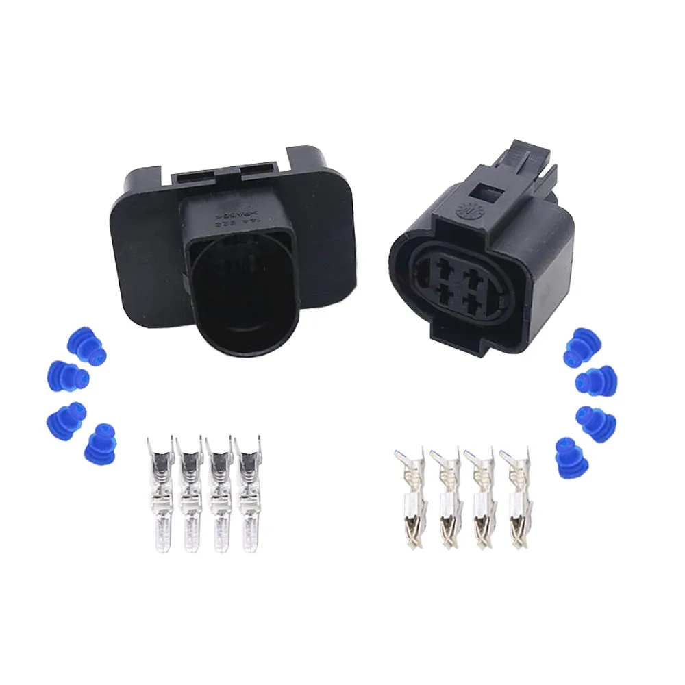 

PA66 4 Pin Female Auto Sealed Wire Harness Electronic Connector DJ70450-3.5-11/21 4P
