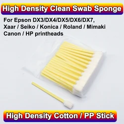 Printhead Cleaning Foam Swab Stick For Epson Roland Mimaki Mutoh HP Canon Clean Sponge Stick Dust Free Sponge DTF UV Solvent Ink