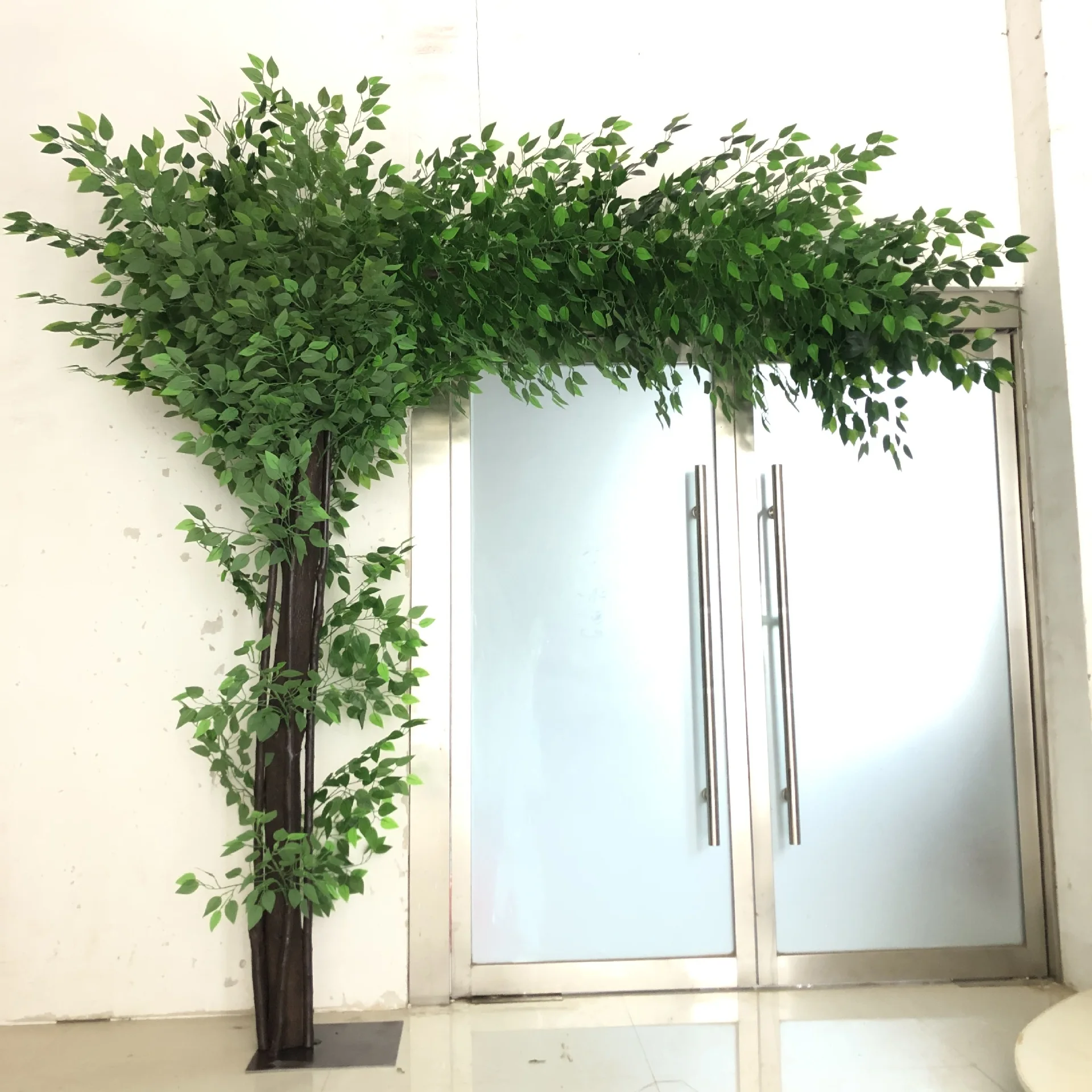 

Artificial tree fake plant banyan tree large indoor decoration handmade artificial flower living room ornaments wedding New Year