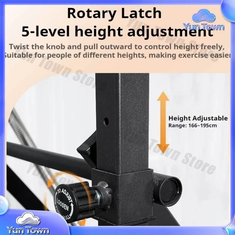 Folding Pilates Semi-High Tower for Commercial and Home Use Retractable Detachable Iron Yoga Training Bed for Fitness