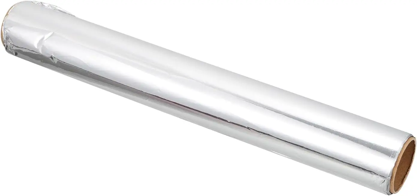 Food Grade Aluminum Foil Roll Heavy Duty Tin Foil for BBQ Baking Air Fryer Oven Cooking,10M/20M Optional,No Cutter