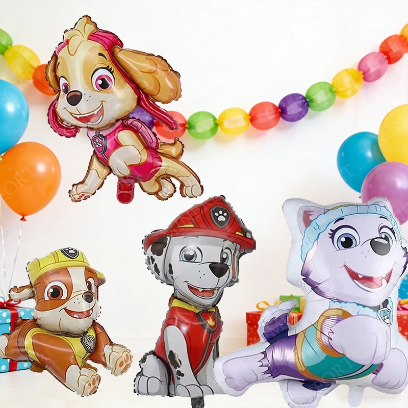 Paw Patrol Foil Aluminum Balloons Combination Chase Rocky Skye Set Cartoon for Birthday Baby Shower Party Decorations  Supplies