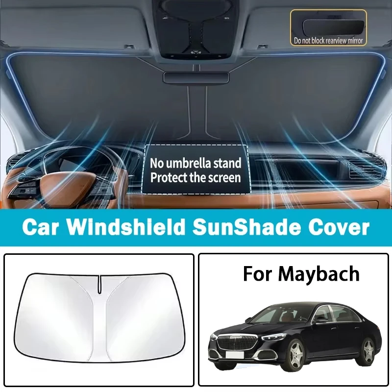 

Suitable for Maybach S480/S580/S680/GLS480/GLS600 car sunshade sunscreen heat insulation front windshield parasol