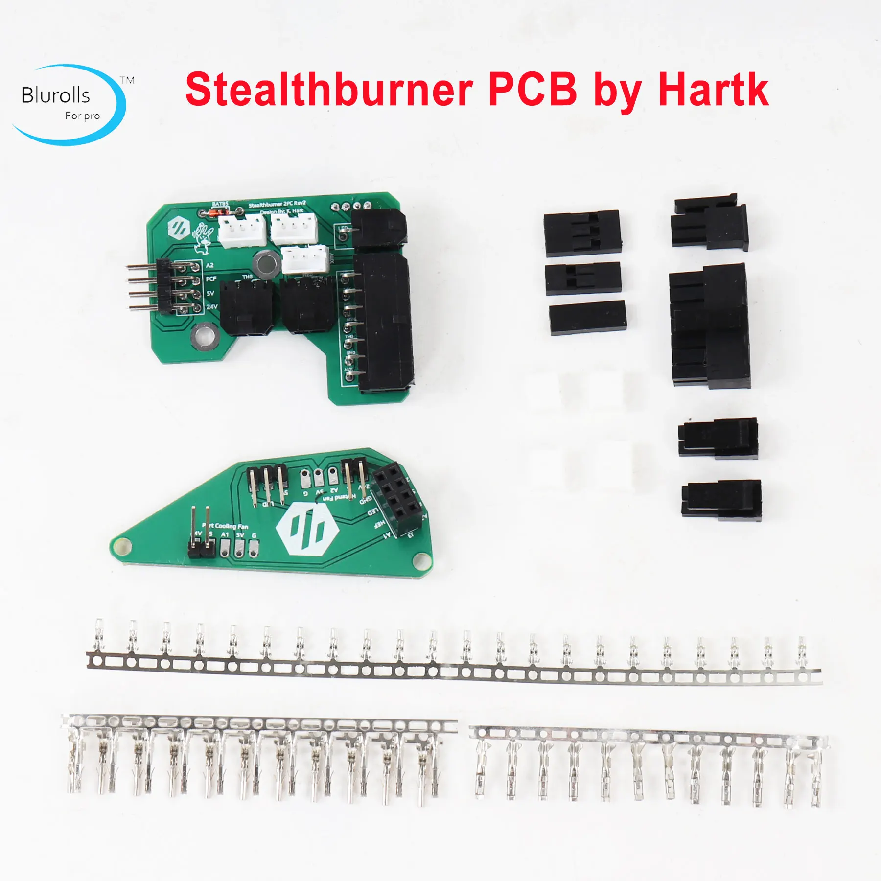 

Печатная плата Blurolls SB stealthburn Toolhead, разработанная Hartk для Voron 2,4 Trident Switchwire, 3d принтер спаянный и неспаянный