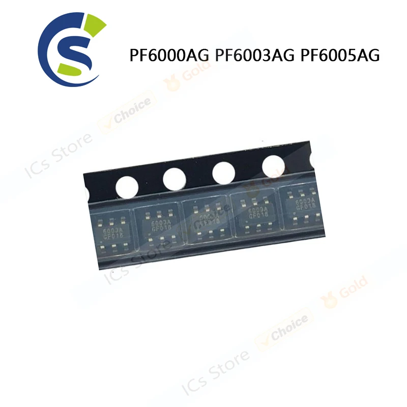 5PCS 100% New PF6000AG PF6003AG PF6005AG 6000A 6003A 6005A sot23-6 Chipset