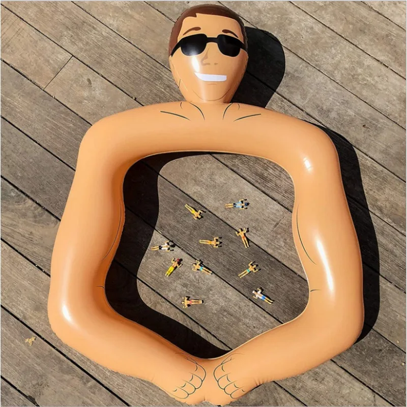 نفخ العضلات رجل Slammer السباحة الدائري بركة حفلة عيد ميلاد عيد الحب حفلة موسيقية بار النشاط في الهواء الطلق الدعائم