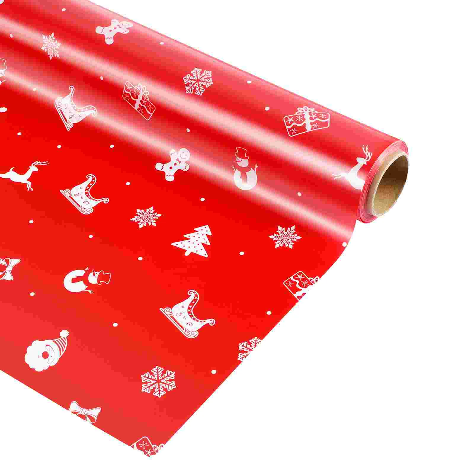 Cellophane Wrapper Christmas Wrapping Paper Gifts for Stocking Stuffers Bag Bags Red Basket